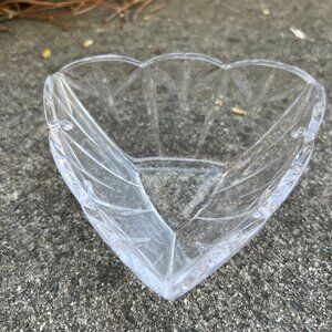 WEDDING?  ANNIVERSARY?  UNIQUE VINTAGE TRIANGULAR BOWL.  SEE PHOTOS.